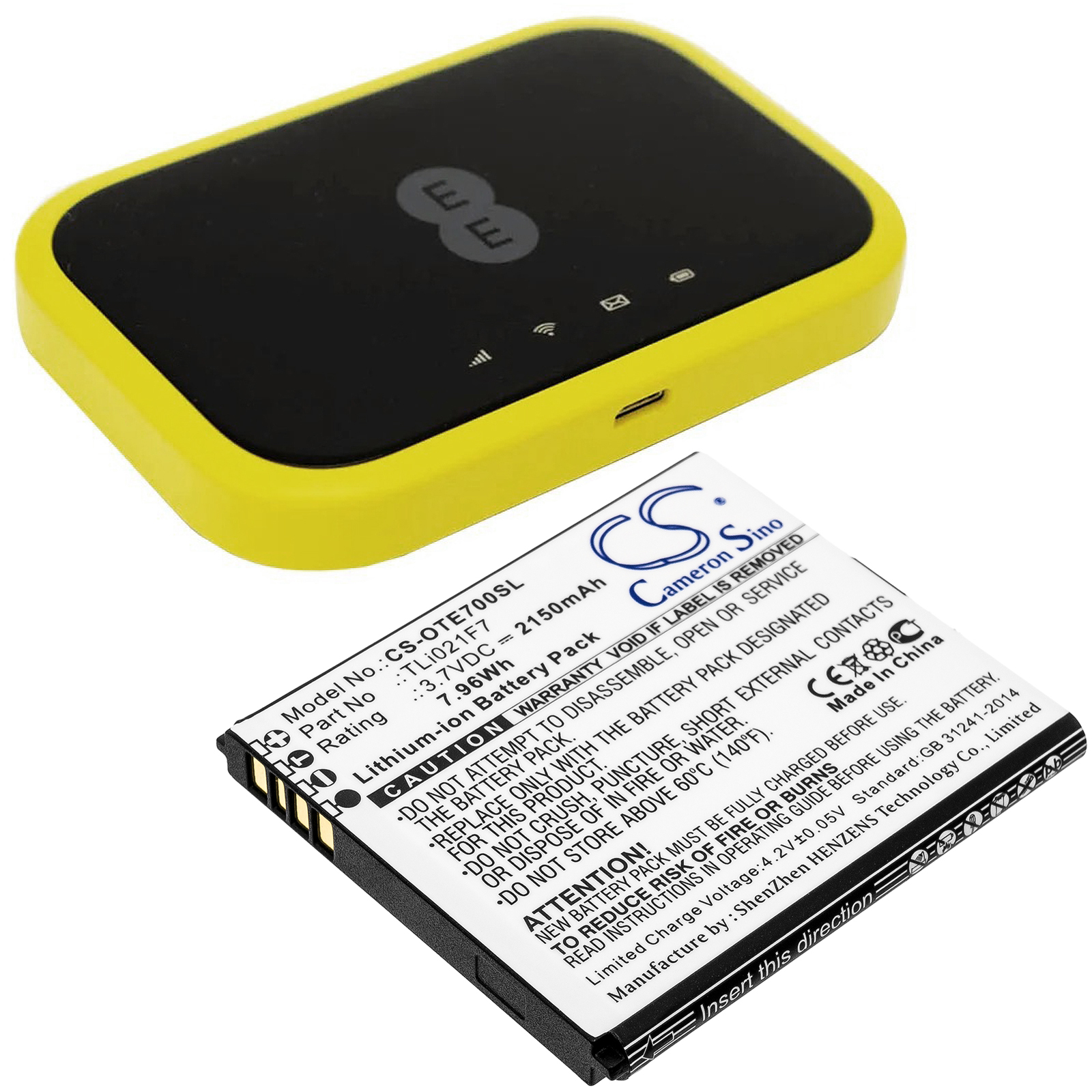 Battery for EE Mini 2 4G LTE 2150mAh / 7.96Wh